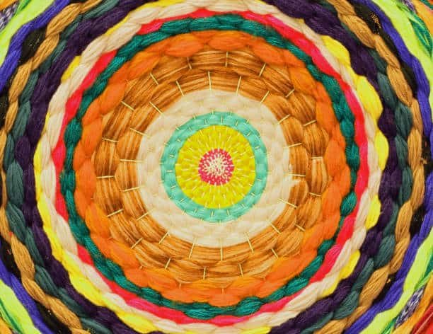 خرید و قیمت حصیر بافی با کاموا و فروش عمده